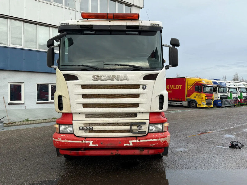 Scania R500 V8 8X4 + HIAB 220-5 + REMOTE + CABLELIFT - FULL STEEL SUSP. MANUAL GEAR. BIG AXLES - Kranbil: bild 5 Scania R500 V8 8X4 + HIAB 220-5 + REMOTE + CABLELIFT - FULL STEEL SUSP. MANUAL GEAR. BIG AXLES - Kranbil: bild 5