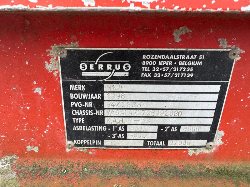 Tippbil semitrailer MKV KNAPEN 39T: bild 9