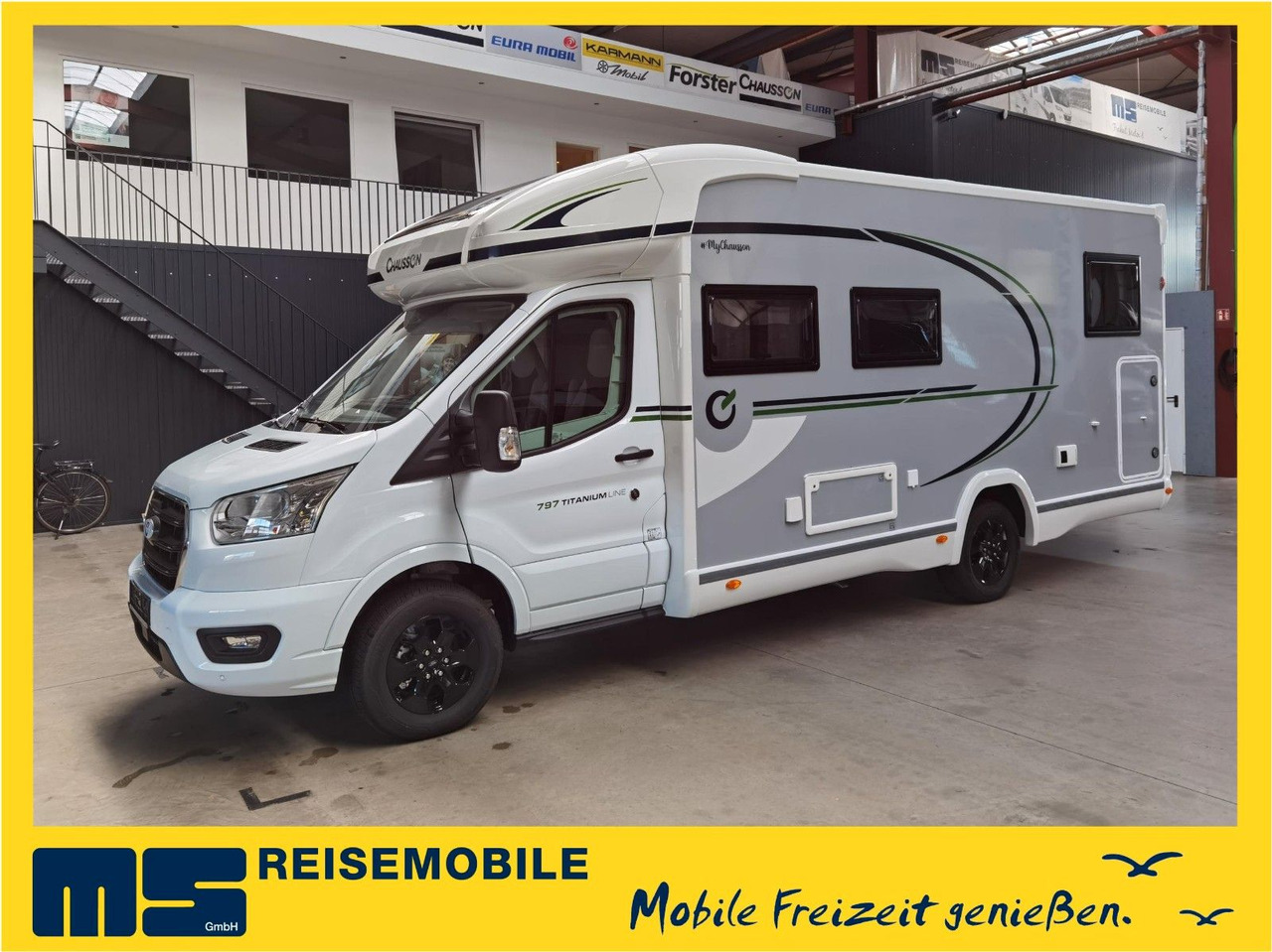 Chausson 797 TITANIUM / -2026- / 165PS- 8G. / 4.1T. / AHK - Halvintegrerad husbil: bild 1 Chausson 797 TITANIUM / -2026- / 165PS- 8G. / 4.1T. / AHK - Halvintegrerad husbil: bild 1