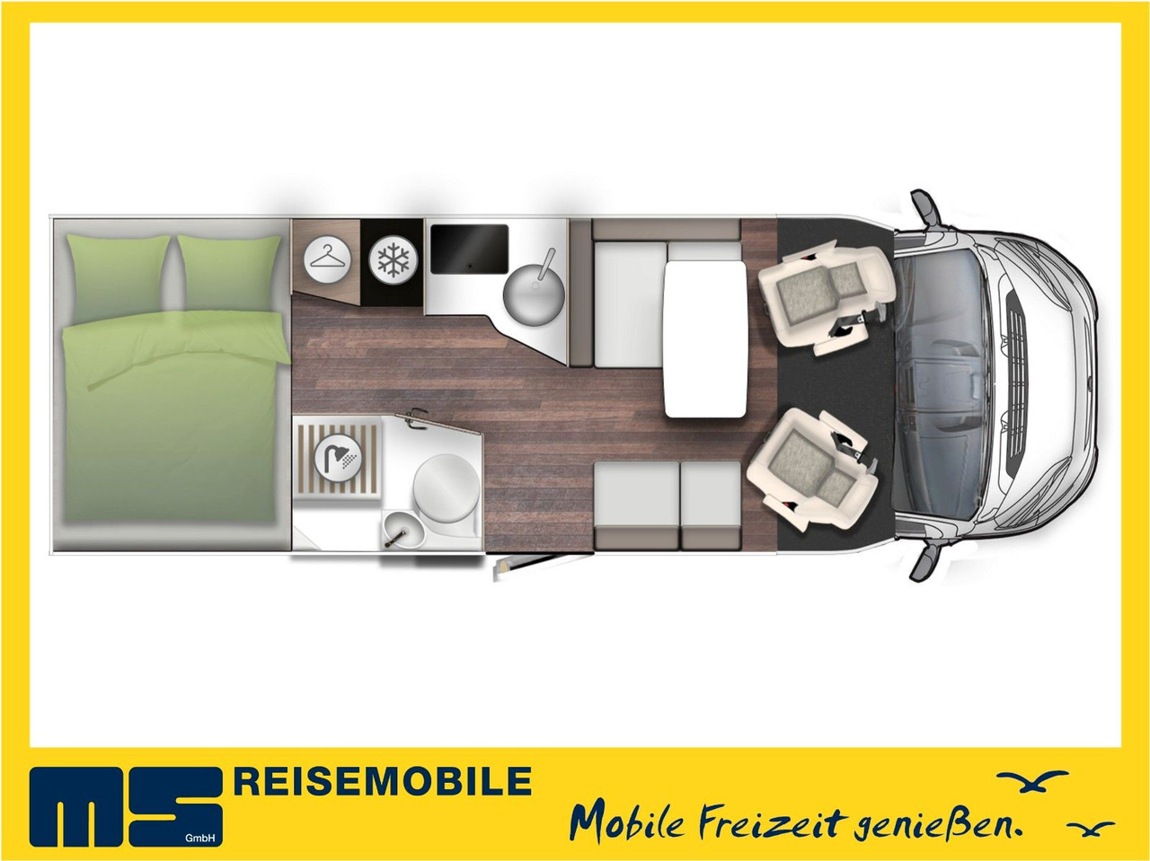 Forster T 699 HB / 140PS / HUBBETT & HECKBETT - Halvintegrerad husbil: bild 2 Forster T 699 HB / 140PS / HUBBETT & HECKBETT - Halvintegrerad husbil: bild 2