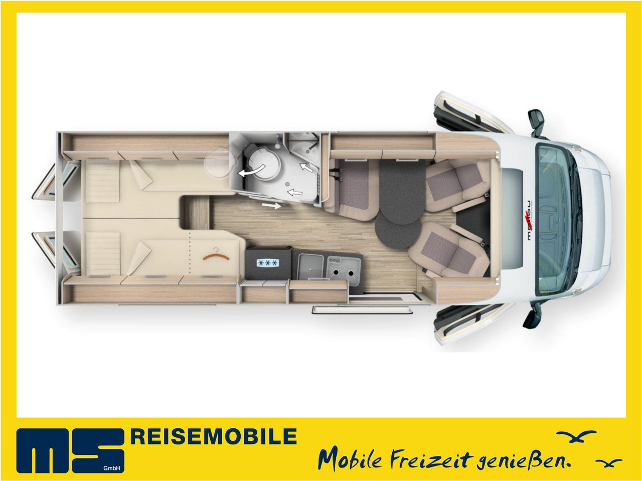 Malibu VAN DIVERSITY GT- 640 LE K /NAVIGATION & KEYLESS - Campingbil: bild 2 Malibu VAN DIVERSITY GT- 640 LE K /NAVIGATION & KEYLESS - Campingbil: bild 2