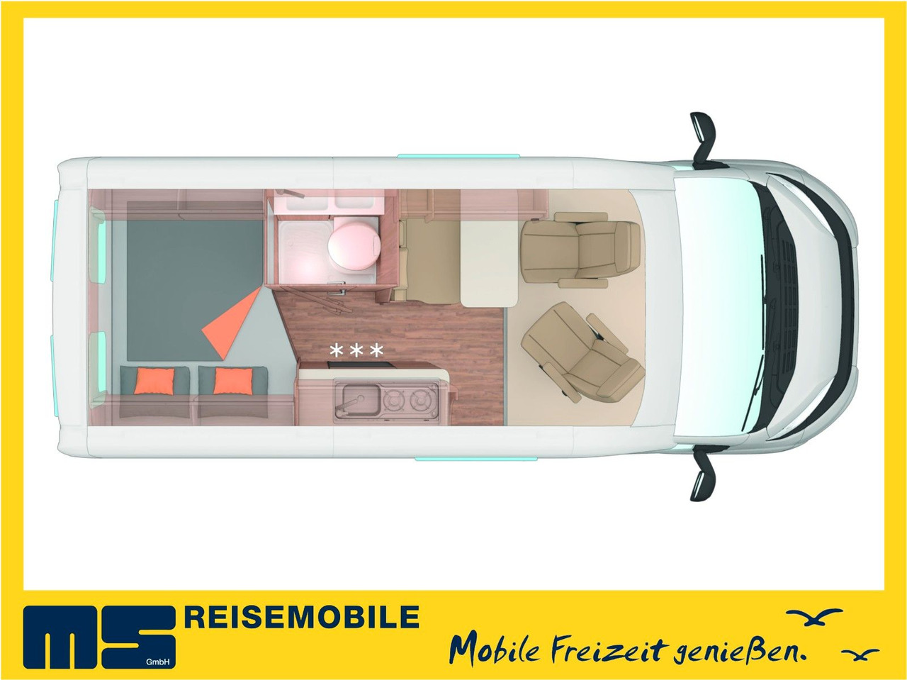 Weinsberg CARABUS GREY 540 MQ - EDITION FIRE /-2026-/140PS - Campingbil: bild 2 Weinsberg CARABUS GREY 540 MQ - EDITION FIRE /-2026-/140PS - Campingbil: bild 2