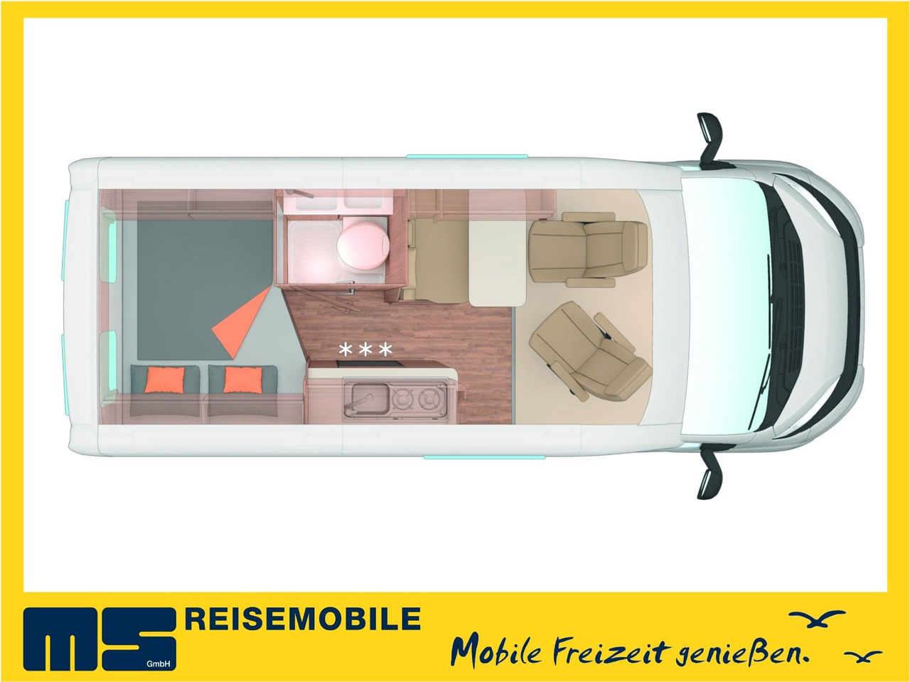 Weinsberg CARABUS GREY 540 MQ - EDITION FIRE /-2026-/140PS - Campingbil: bild 2 Weinsberg CARABUS GREY 540 MQ - EDITION FIRE /-2026-/140PS - Campingbil: bild 2