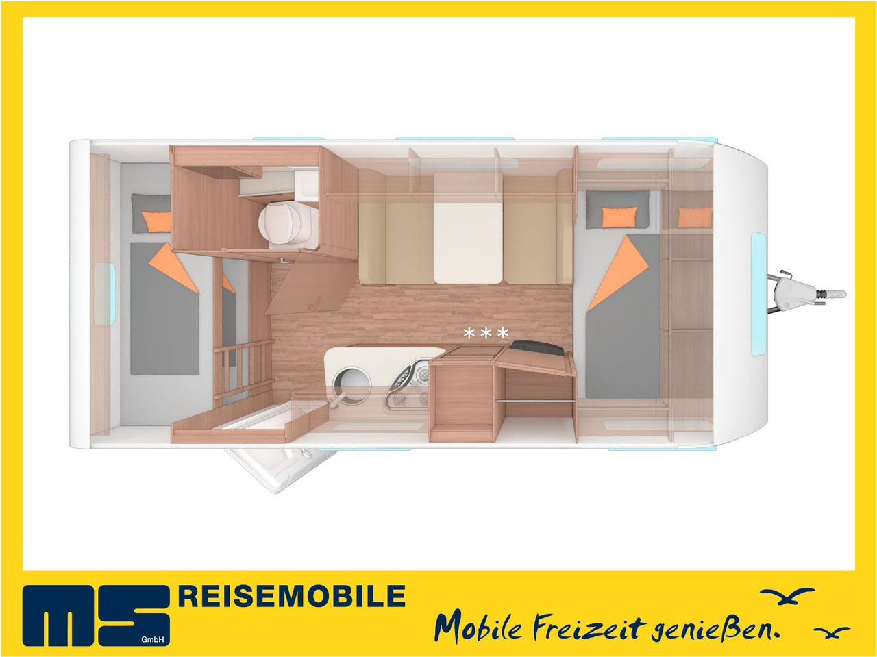 Weinsberg CARAONE 480 QDK /- 2026- / 1500KG / ETAGENBETTEN - Husvagn: bild 2 Weinsberg CARAONE 480 QDK /- 2026- / 1500KG / ETAGENBETTEN - Husvagn: bild 2