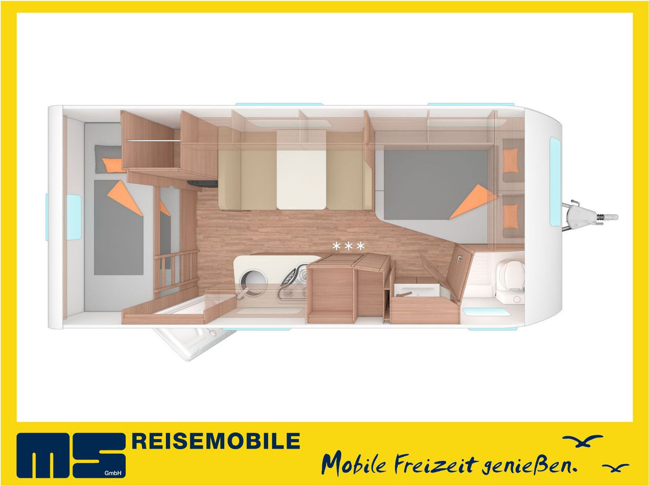 Weinsberg CARAONE 500 FDK -MODELL 2026- / 1700kg - Husvagn: bild 2 Weinsberg CARAONE 500 FDK -MODELL 2026- / 1700kg - Husvagn: bild 2