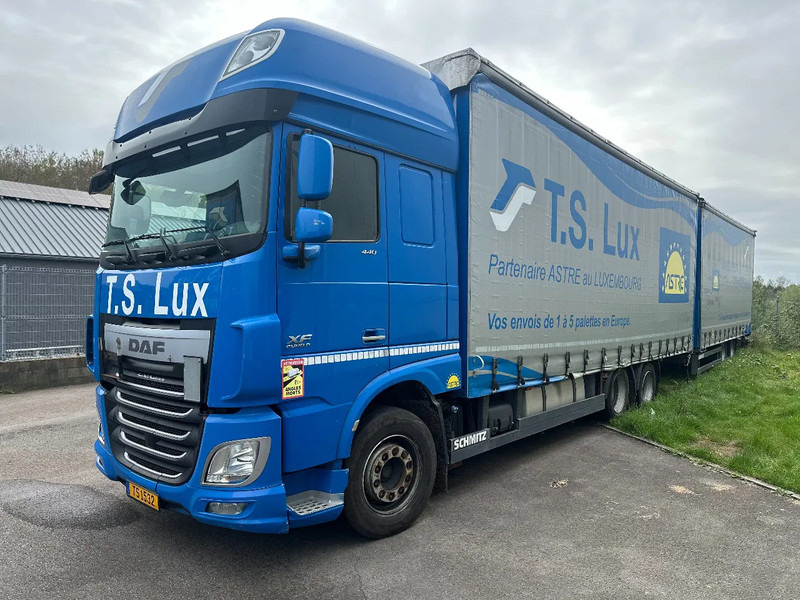 DAF XF 440 DAF XF 440 6x2 / SUPERSPACECAB / KOMBI MIT ANHANGER SCHMITZ 2016 / DURCHLADEN / 2 STUCK - Kapellbil: bild 1 DAF XF 440 DAF XF 440 6x2 / SUPERSPACECAB / KOMBI MIT ANHANGER SCHMITZ 2016 / DURCHLADEN / 2 STUCK - Kapellbil: bild 1