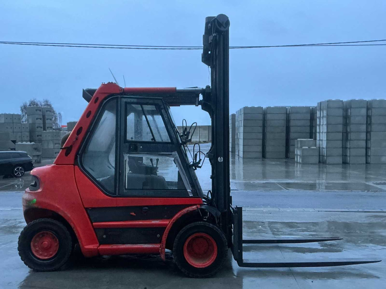 Motviktstruck 1997 LINDE H80D FORKLIFT: bild 6