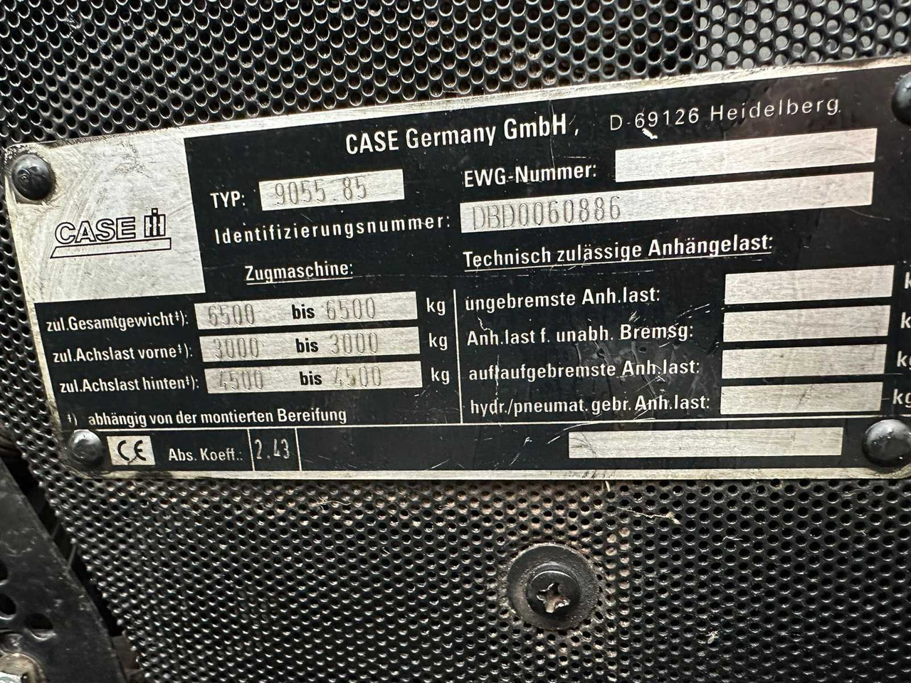 Traktor 2003 CASE CS94 FOUR WHEEL DRIVE FARM TRACTOR: bild 13