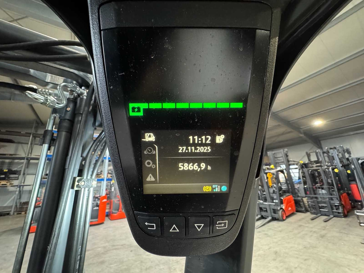 Motviktstruck 2017 SERVICE+UVV 11/2026 LINDE E16 1,600KG ELECTRIC FORKLIFT 5,866 HOURS: bild 17