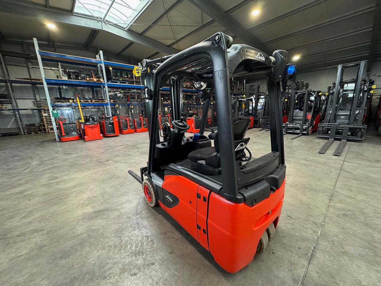 Motviktstruck 2017 SERVICE+UVV 11/2026 LINDE E16 1,600KG ELECTRIC FORKLIFT 5,866 HOURS: bild 8