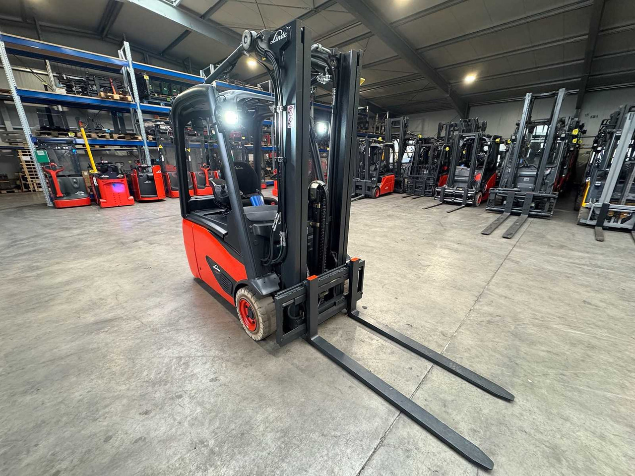 Motviktstruck 2017 SERVICE+UVV 11/2026 LINDE E16 1,600KG ELECTRIC FORKLIFT 5,866 HOURS: bild 7