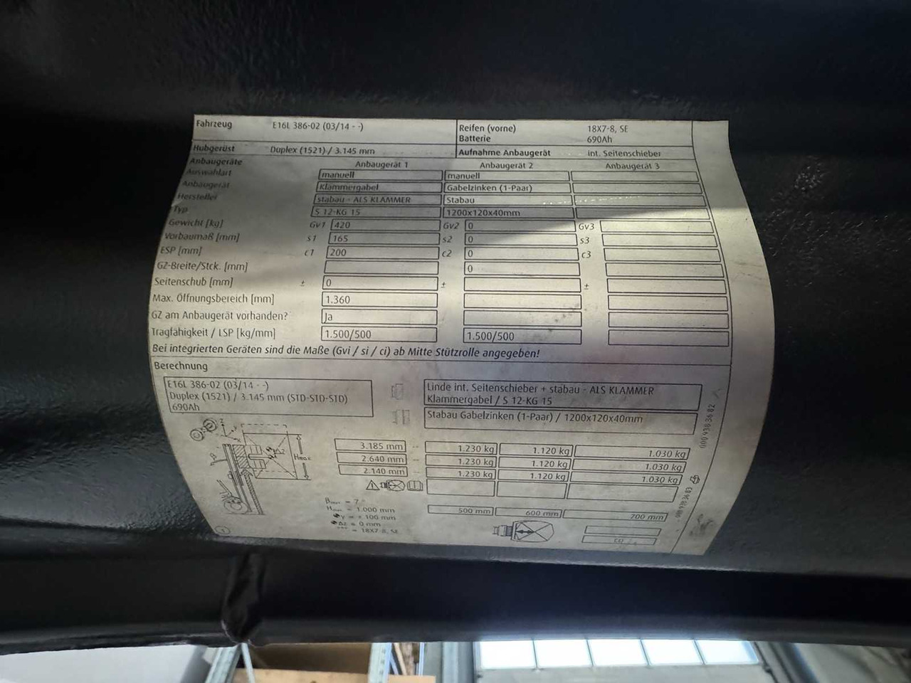 Motviktstruck 2020 SERVICE + UVV 11/2026 LINDE E16L 1,600KG 3RD + 4TH VALVE DUPLEX FREE LIFT ELECTRIC FORKLIFT 9,602 HOURS: bild 21