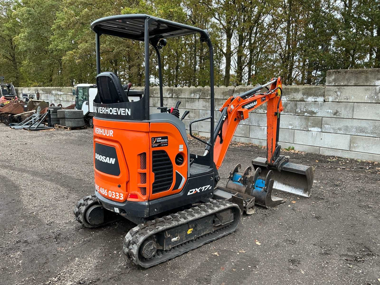 Doosan 2022 DOOSAN DX17Z MINI EXCAVATOR - Minigrävmaskin: bild 5 Doosan 2022 DOOSAN DX17Z MINI EXCAVATOR - Minigrävmaskin: bild 5