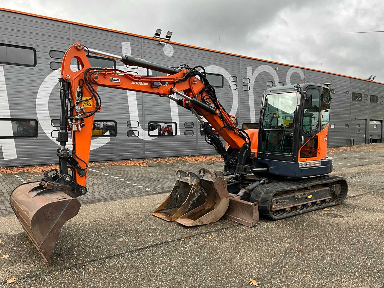 Doosan DX80R 2PC Boom Topcon X53i GPS Systeem - Bandgrävare: bild 1 Doosan DX80R 2PC Boom Topcon X53i GPS Systeem - Bandgrävare: bild 1