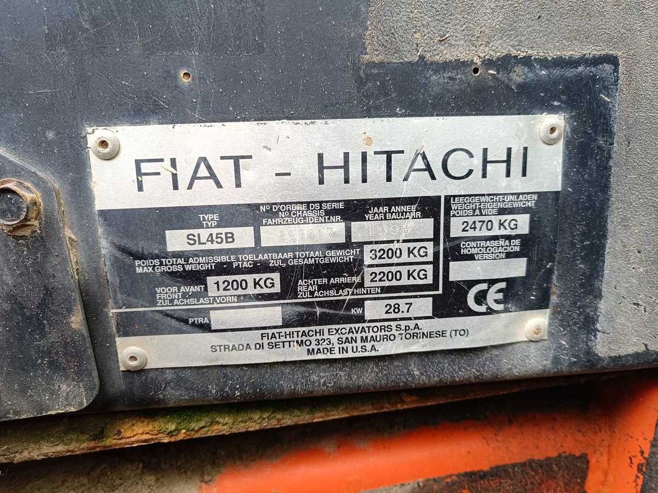 FIAT-HITACHI - SL45B - SKID STEER LOADER - 1998 - Kompakt bandlastare: bild 4 FIAT-HITACHI - SL45B - SKID STEER LOADER - 1998 - Kompakt bandlastare: bild 4