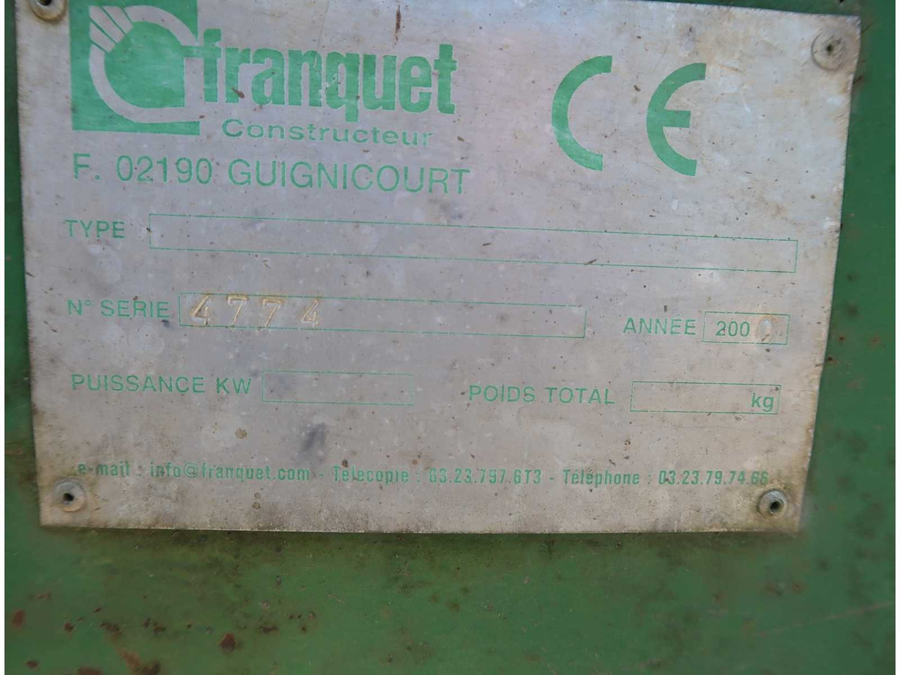 Franquet - Jordbruks-vält: bild 3 Franquet - Jordbruks-vält: bild 3