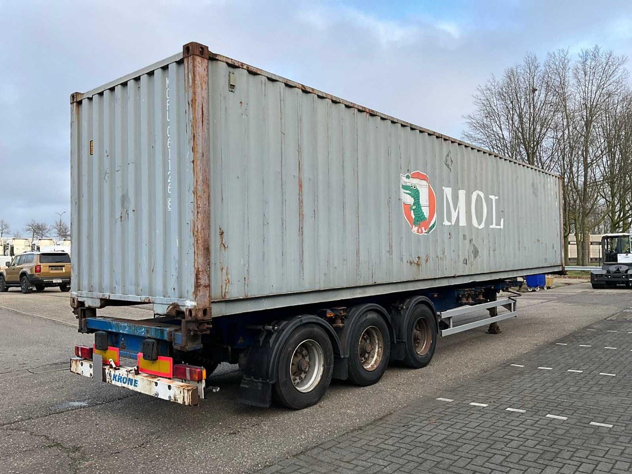 2008 KRONE SD27 CONTAINER CHASSIS WITH 40FT CONTAINER - Semitrailer: bild 5 2008 KRONE SD27 CONTAINER CHASSIS WITH 40FT CONTAINER - Semitrailer: bild 5
