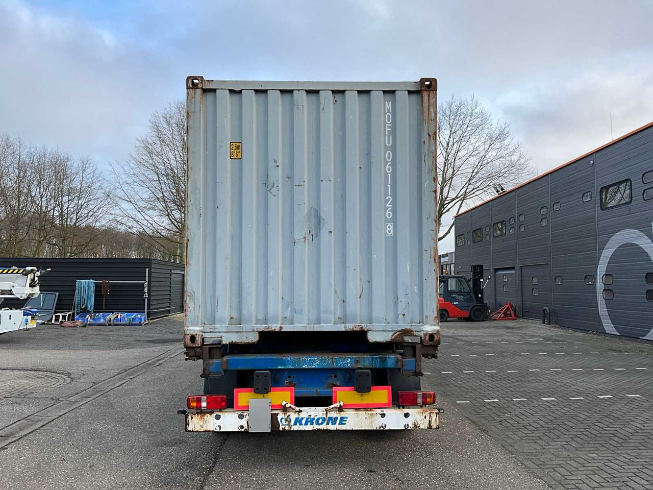 2008 KRONE SD27 CONTAINER CHASSIS WITH 40FT CONTAINER - Semitrailer: bild 4 2008 KRONE SD27 CONTAINER CHASSIS WITH 40FT CONTAINER - Semitrailer: bild 4
