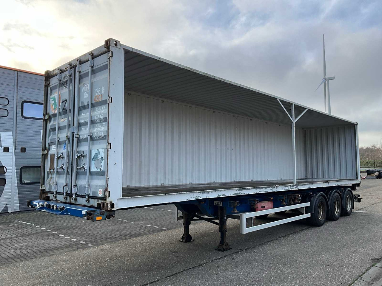 2008 KRONE SD27 CONTAINER CHASSIS WITH 40FT CONTAINER - Semitrailer: bild 1 2008 KRONE SD27 CONTAINER CHASSIS WITH 40FT CONTAINER - Semitrailer: bild 1