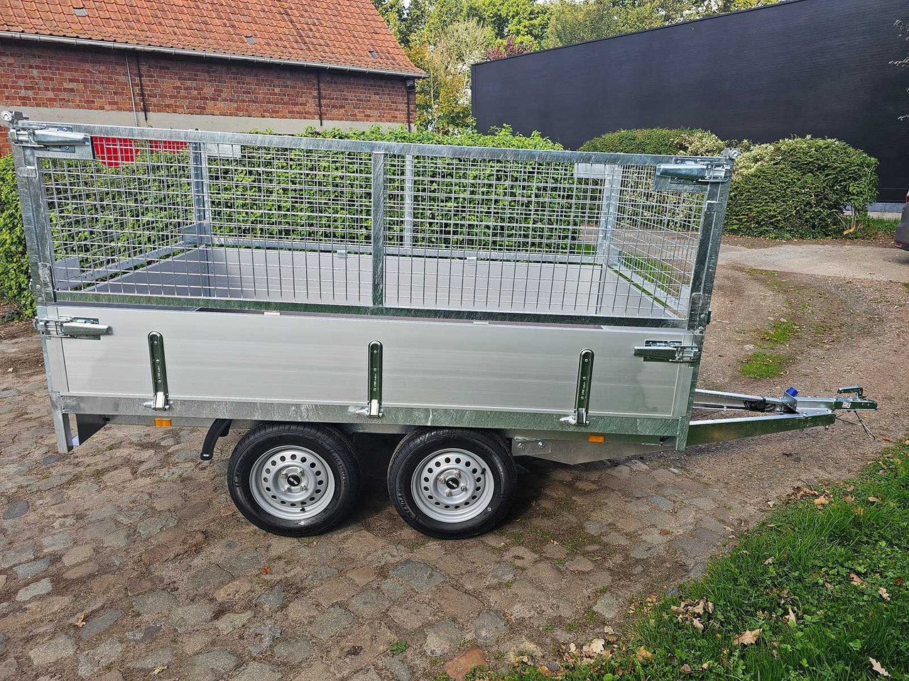 BW TRAILERS - 2025 - NEW - UNBRAKED PLATFORM TRAILER WITH WIRE NET - Släp: bild 4 BW TRAILERS - 2025 - NEW - UNBRAKED PLATFORM TRAILER WITH WIRE NET - Släp: bild 4