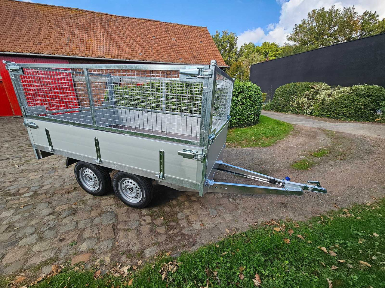 BW TRAILERS - 2025 - NEW - UNBRAKED PLATFORM TRAILER WITH WIRE NET - Släp: bild 3 BW TRAILERS - 2025 - NEW - UNBRAKED PLATFORM TRAILER WITH WIRE NET - Släp: bild 3