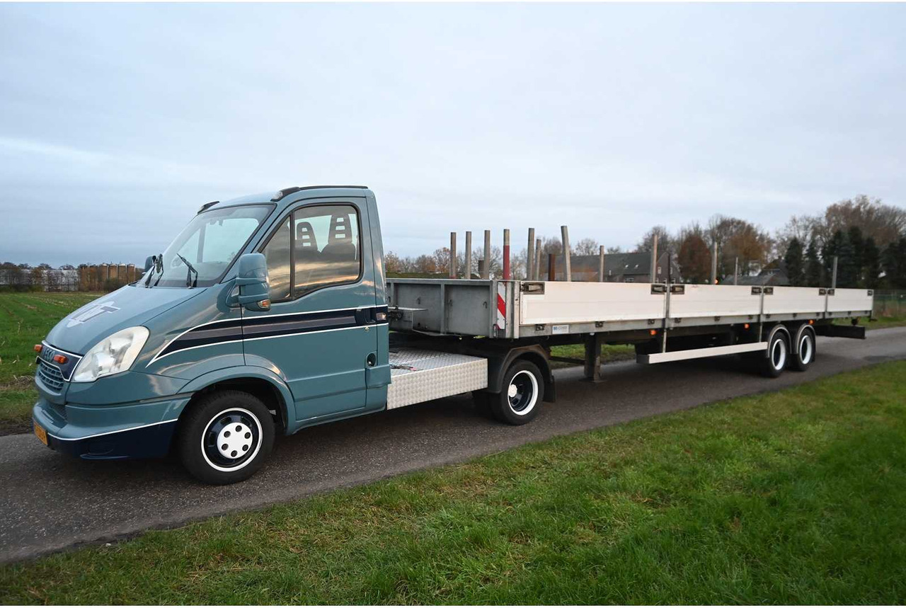 IVECO DAILY 35C17 300 BE-TRACTOR WITH BUNK BU7500 - 10 METER TRAILER - Transportbil: bild 1 IVECO DAILY 35C17 300 BE-TRACTOR WITH BUNK BU7500 - 10 METER TRAILER - Transportbil: bild 1
