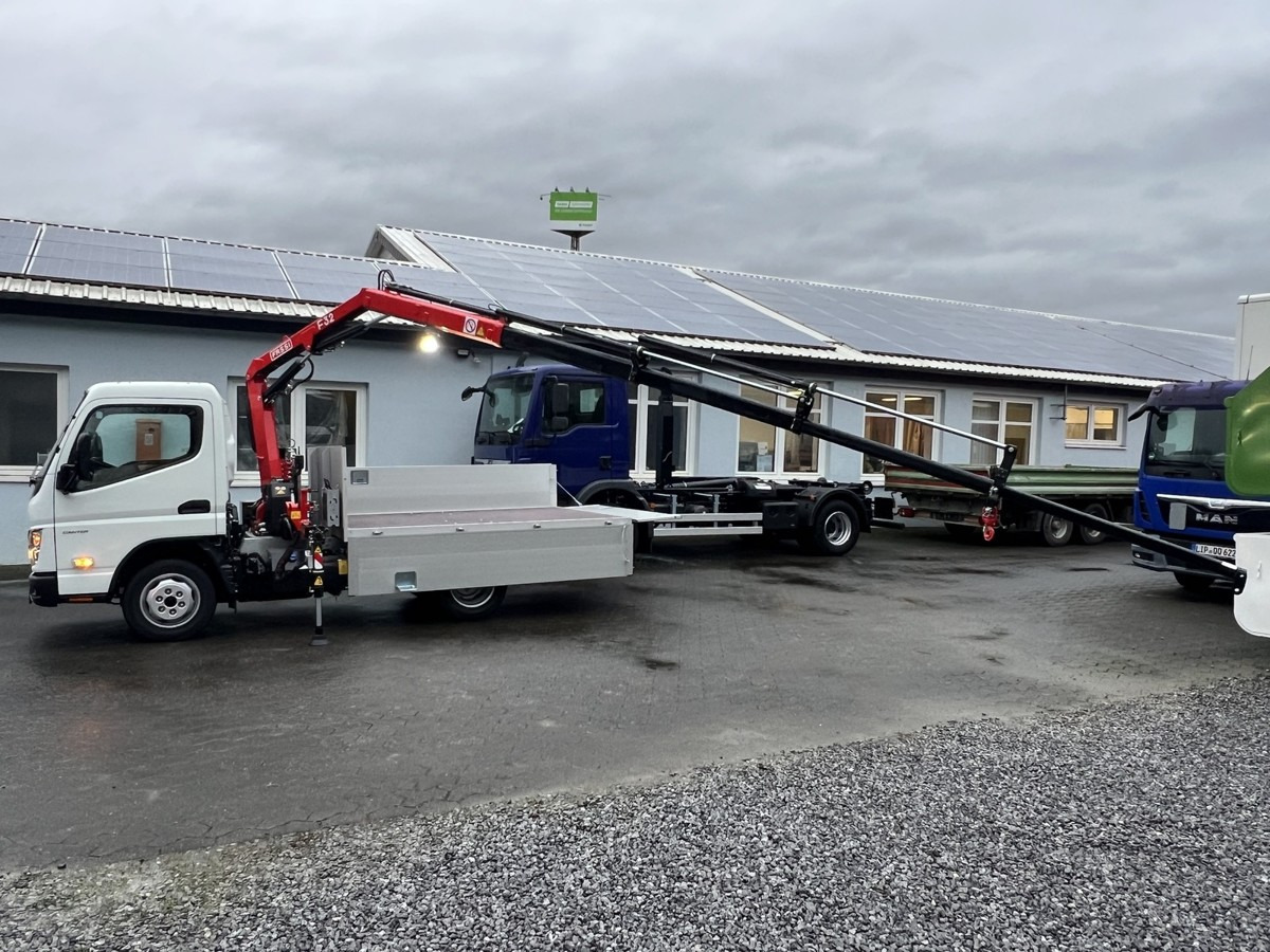 FUSO 3S15 Alu Pritsche 2.80m Ladekran Funk! sofort ve - Kranbil, Transportbil med flak: bild 5 FUSO 3S15 Alu Pritsche 2.80m Ladekran Funk! sofort ve - Kranbil, Transportbil med flak: bild 5