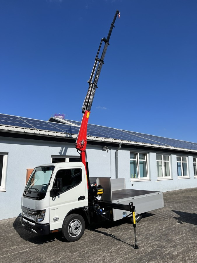 FUSO 3S15 Alu Pritsche Ladekran 34S 3 x hydr. - Transportbil med flak: bild 2 FUSO 3S15 Alu Pritsche Ladekran 34S 3 x hydr. - Transportbil med flak: bild 2