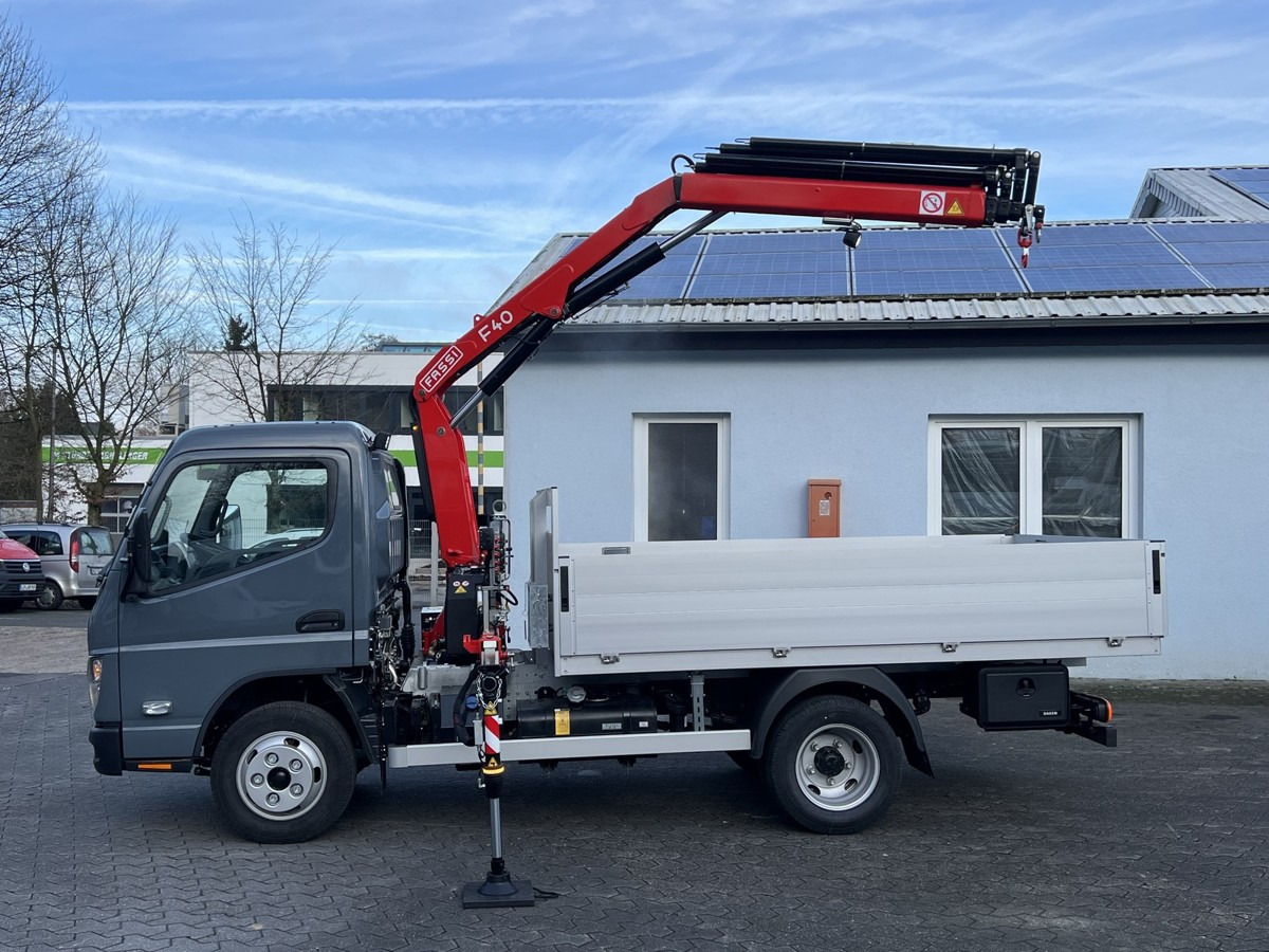 FUSO 6S15 Pritsche 3.0m Kran 4xhydr. Funk! - Transportbil med flak: bild 3 FUSO 6S15 Pritsche 3.0m Kran 4xhydr. Funk! - Transportbil med flak: bild 3