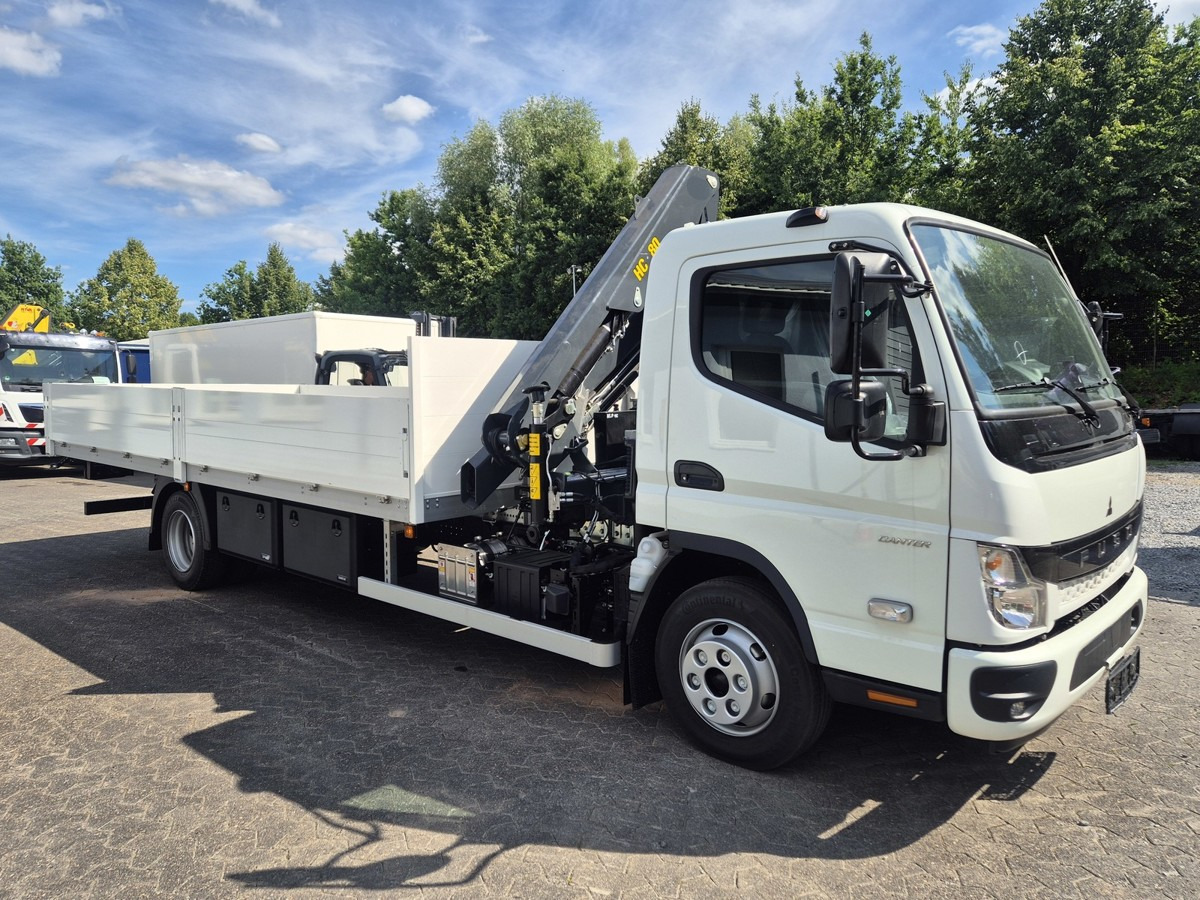 FUSO FUSO 9C18 Canter Alu Pritsche 5.5m Kran 3x hydr. - Transportbil med flak: bild 1 FUSO FUSO 9C18 Canter Alu Pritsche 5.5m Kran 3x hydr. - Transportbil med flak: bild 1