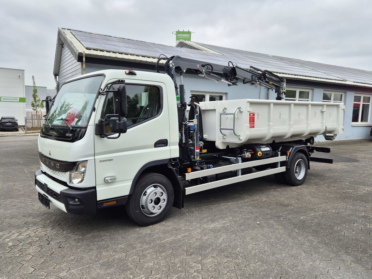 FUSO FUSO 9C18 City Abrollkipper + Ladekran m.Greifer - Lastväxlare lastbil, Kranbil: bild 2 FUSO FUSO 9C18 City Abrollkipper + Ladekran m.Greifer - Lastväxlare lastbil, Kranbil: bild 2