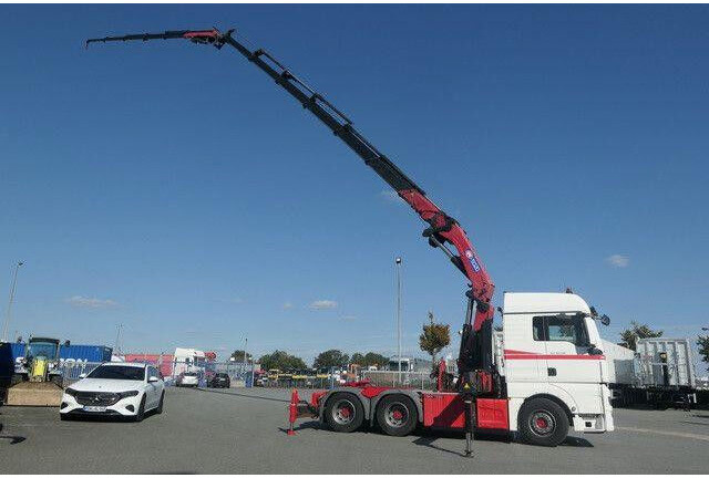 MAN 28.500 TGX 6X2-2 BLS, Kran HMF 5020-K6, Funk,23m - Dragbil: bild 2 MAN 28.500 TGX 6X2-2 BLS, Kran HMF 5020-K6, Funk,23m - Dragbil: bild 2