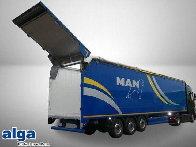 Knapen Trailers K 200, 92m³, 10mm Boden, Hydr. Heckklappe, Funk - Skåp semitrailer: bild 1 Knapen Trailers K 200, 92m³, 10mm Boden, Hydr. Heckklappe, Funk - Skåp semitrailer: bild 1