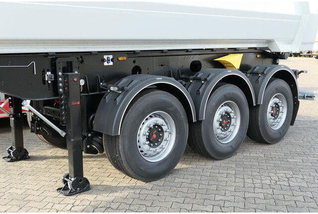 Mega MNW, Stahl, 25m³, Luft-Lift, anliegende Klappe - Tippbil semitrailer: bild 4 Mega MNW, Stahl, 25m³, Luft-Lift, anliegende Klappe - Tippbil semitrailer: bild 4