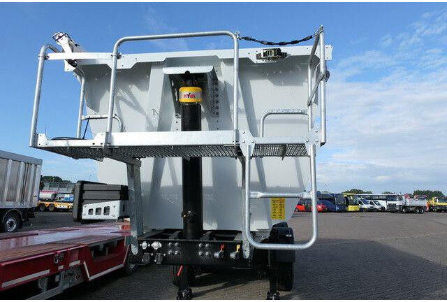 Mega MNW, Stahl, 25m³, Luft-Lift, anliegende Klappe - Tippbil semitrailer: bild 2 Mega MNW, Stahl, 25m³, Luft-Lift, anliegende Klappe - Tippbil semitrailer: bild 2
