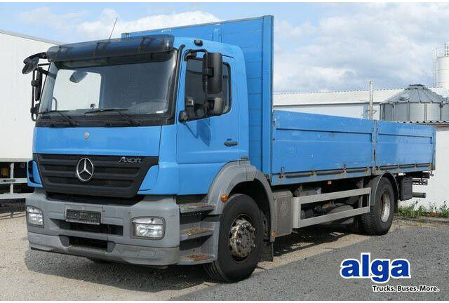 Mercedes-Benz 1833 L Axor 4x2, 7.200mm lang, AHK, Gerüst,Klima - Flakbil: bild 1 Mercedes-Benz 1833 L Axor 4x2, 7.200mm lang, AHK, Gerüst,Klima - Flakbil: bild 1