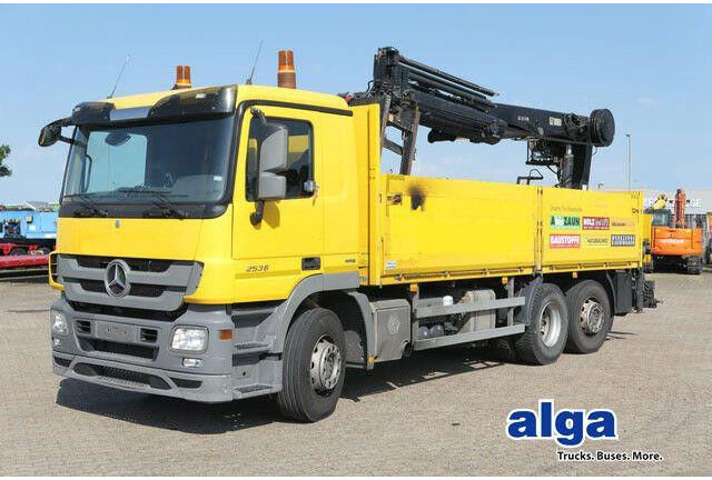 Mercedes-Benz 2536 Actros/MP3/HIAB 211DL/AHK/Klima - Flakbil: bild 1 Mercedes-Benz 2536 Actros/MP3/HIAB 211DL/AHK/Klima - Flakbil: bild 1