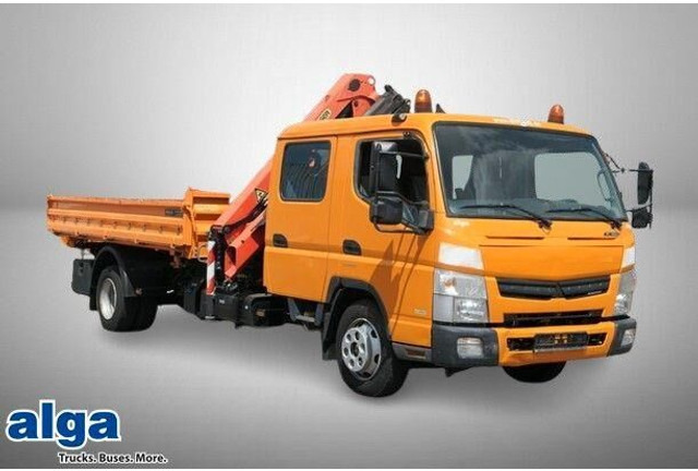 Mitsubishi Fuso Canter 7C18D, Palfinger PK 7001-KA, DOKA - Tippbil lastbil: bild 1 Mitsubishi Fuso Canter 7C18D, Palfinger PK 7001-KA, DOKA - Tippbil lastbil: bild 1