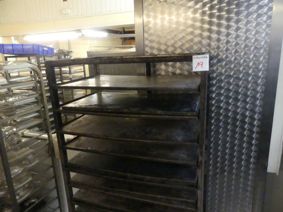 Chariot de four avec platine 60x40 cm (4 bords) - Bageriutrustning: bild 3 Chariot de four avec platine 60x40 cm (4 bords) - Bageriutrustning: bild 3