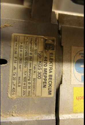 Scie à onglet Elektra Beckum KGS300 - Träbearbetningsmaskin: bild 5 Scie à onglet Elektra Beckum KGS300 - Träbearbetningsmaskin: bild 5