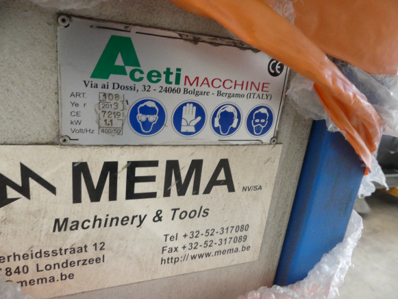 Touret à meuler double tête Aceti Machinne 108 - Metallbearbetningsmaskin: bild 2 Touret à meuler double tête Aceti Machinne 108 - Metallbearbetningsmaskin: bild 2