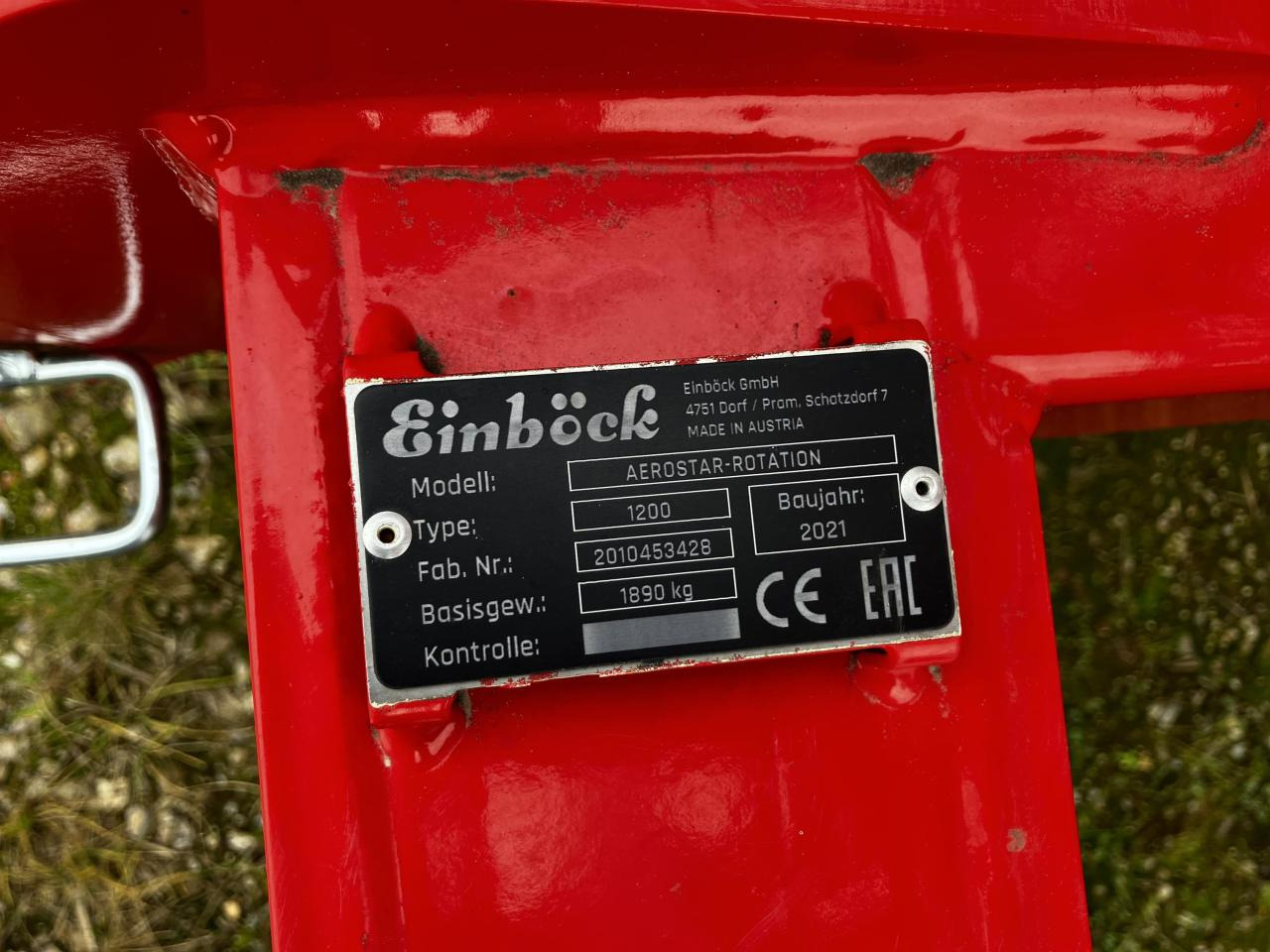 Einböck Aerostar 1200 Classic - Maskin för jordbearbetning: bild 5 Einböck Aerostar 1200 Classic - Maskin för jordbearbetning: bild 5