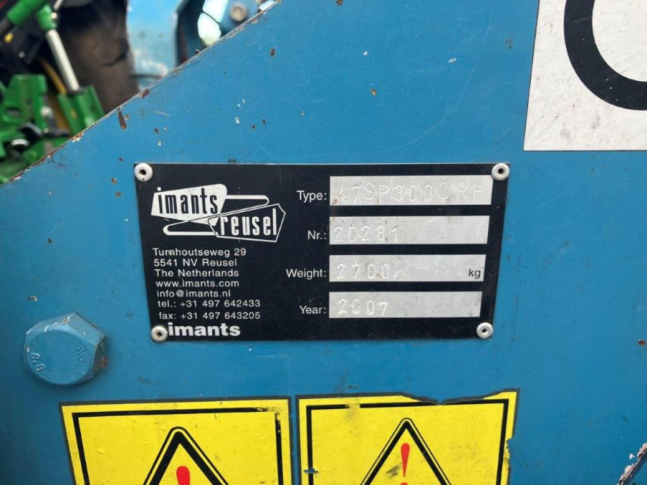 Imants 47 SP 300 DRH - Maskin för jordbearbetning: bild 3 Imants 47 SP 300 DRH - Maskin för jordbearbetning: bild 3