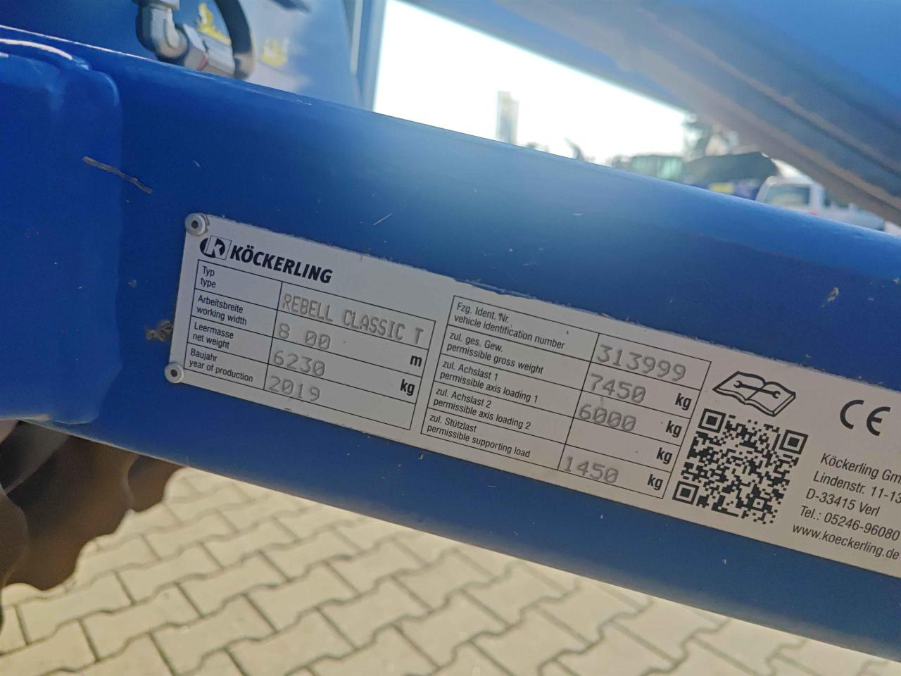 Köckerling Rebell classic 800 T - Tallriksredskap: bild 4 Köckerling Rebell classic 800 T - Tallriksredskap: bild 4