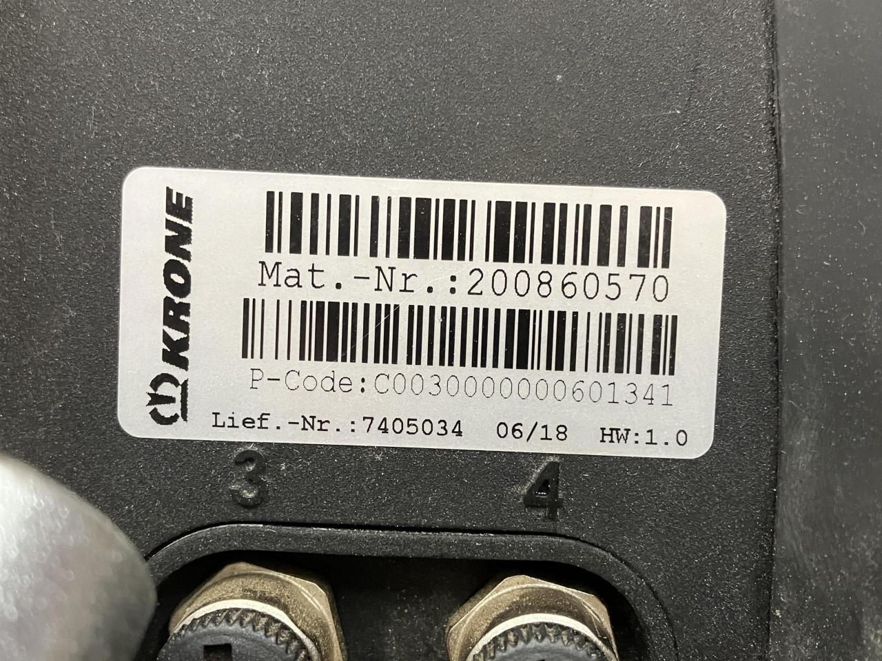 Krone CCI1200 - Navigationssystem för Lantbruksmaskiner: bild 4 Krone CCI1200 - Navigationssystem för Lantbruksmaskiner: bild 4