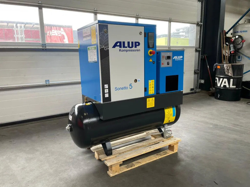 Alup Sonetto 5 + 200 Elektrische Schroefcompressor 4 kW 470 L / min 10 Bar met droger en ketel - Luftkompressor: bild 2 Alup Sonetto 5 + 200 Elektrische Schroefcompressor 4 kW 470 L / min 10 Bar met droger en ketel - Luftkompressor: bild 2