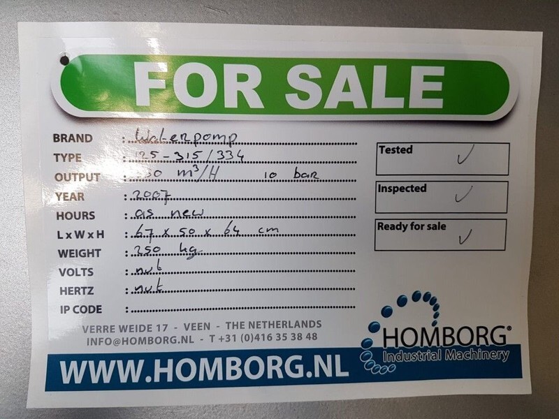 Chaud-Froid-Industrie KSB 125-315 / 334 Waterpomp 350 m3 / h 10 Bar Ex emergency - Vattenpump: bild 5 Chaud-Froid-Industrie KSB 125-315 / 334 Waterpomp 350 m3 / h 10 Bar Ex emergency - Vattenpump: bild 5