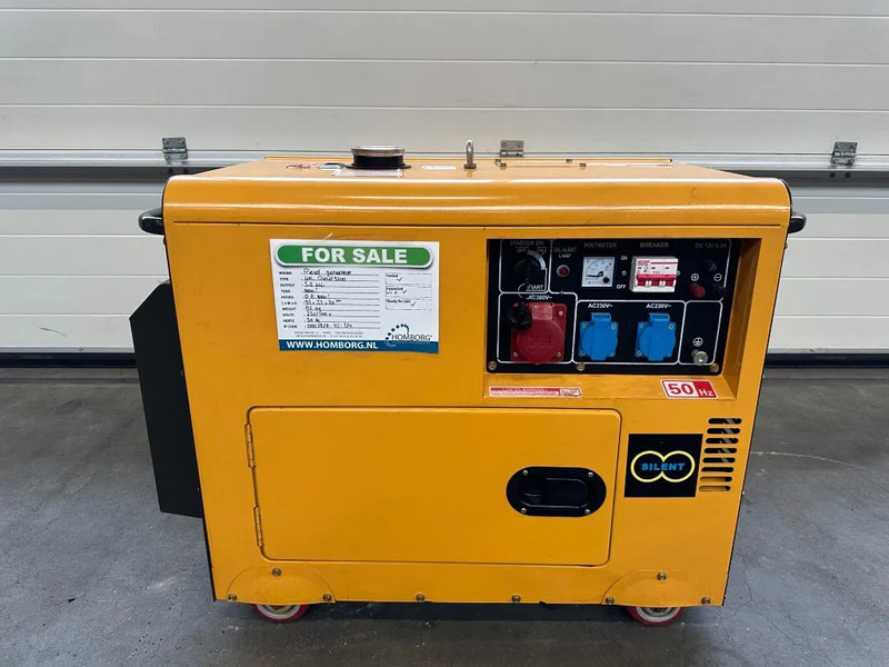 Diesel Diesel Generator UK-9500 5.5 kW 230 en 400 Volt Silent Diesel generator New ! - Elgenerator: bild 1 Diesel Diesel Generator UK-9500 5.5 kW 230 en 400 Volt Silent Diesel generator New ! - Elgenerator: bild 1