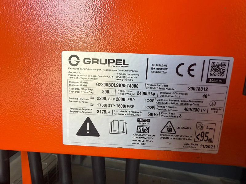 Grupel Baudouin 2200 kVA Silent generatorset in 40 ft container Overstock New ! - Elgenerator: bild 3 Grupel Baudouin 2200 kVA Silent generatorset in 40 ft container Overstock New ! - Elgenerator: bild 3