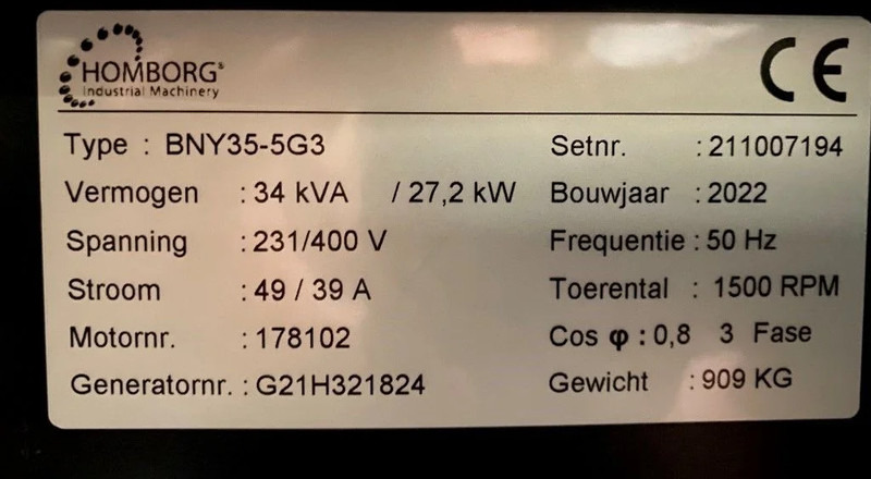 Himoinsa Yanmar Stamford 35 kVA Supersilent Generatorset Nieuw ! - Elgenerator: bild 4 Himoinsa Yanmar Stamford 35 kVA Supersilent Generatorset Nieuw ! - Elgenerator: bild 4